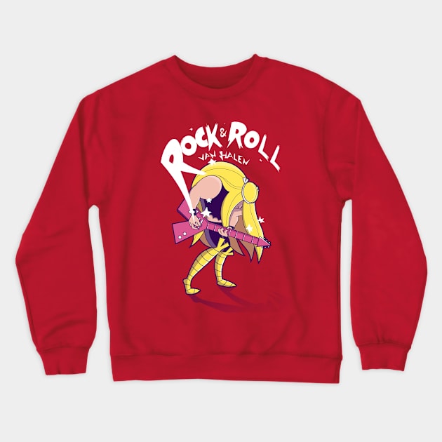 Rock and roll baby! Crewneck Sweatshirt by Wacacoco